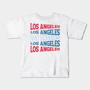 NATIONAL TEXT ART LOS ANGELES Kids T-Shirt